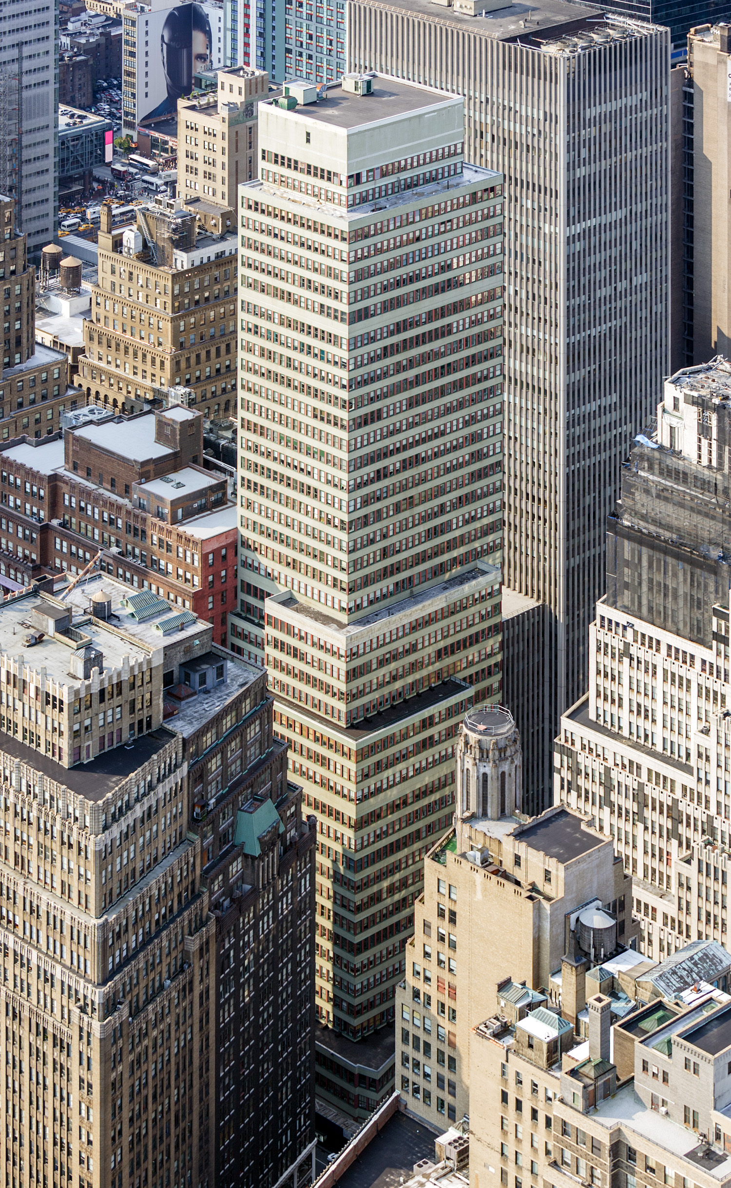 1407 Broadway, New York City - View from Empire State Building. © Mathias Beinling